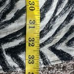 Lavender Brown  Zebra Puff Sleeve Dress Belt XS Photo 7