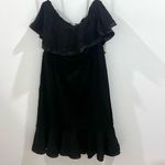White House | Black Market  black strapless flowy ruffle dress size XXS Photo 4