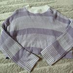 Sincerely Jules PURPLE AND WHITE SWEATER Photo 0