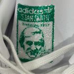 Adidas  Stan Smith Swarovski Crystals Sneakers White Green Size 5 Sparkly Leather Photo 6