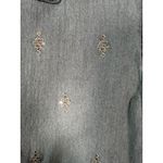 Sundance  Primrose Grey Denim Sequin Details Mid Rise Ankle Jeans Size 29 Photo 2