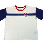 Majestic MLB Chicago Cubs Women's Short Sleeve T-Shirt in White, 2XL Photo 0