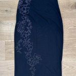 White Fox Boutique  - Floral Embellished Sheer Maxi Dress in Black Photo 0