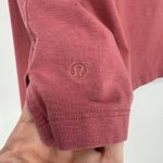 Lululemon Classic Fit Cotton Blend Long Sleeve Shirt Brier Rose Size 14 Athletic Photo 9