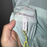 BCBGeneration NWT Women's Mesh Dress, Light Green Mink Size 4 Mini Sleeveless Photo 5