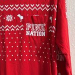 PINK - Victoria's Secret VS Pink Nation Oversized Long Sleeve Shirt Photo 3
