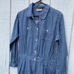 Madras by APC Romper Blue Floral Print Long Sleeve Casual Jumpsuit L vintage Size L Photo 6