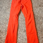DKNY Jeans Soho Skinny Orange Denim Pants Size 04 Women's Photo 0