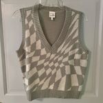 belle du jour  Green Sweater Vest Photo 0