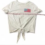 Atticute Front Tie “Made in‎ the USA” Tee Photo 11