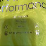 Calvin Klein  Women Performance Puffer Jacket XL Mixed Media Neon Yellow Black Photo 8