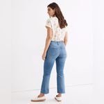 Madewell Women's Cali Demi Boot Jeans in Light Blue Size 31 Photo 2