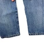 Levi's 501T Floral Jeans Embroidered Distressed Cropped Tapered Crop Denim 26 Photo 8