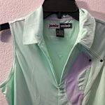 Jamie Sadock Women's Sleeveless Half Zip Pullover Golf Polo Shirt S Green Photo 5
