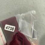 Ny Collection NWT  Cardigan Sweater Women L Burgundy Button Scoop Neck Preppy Photo 7