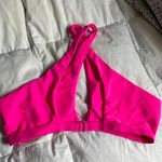Cross neck bikini top Pink Size L Photo 1