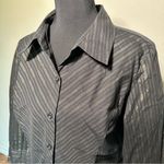 Apostrophe  Vintage Striped Stretch Shirt Photo 2