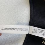 Bethany Mota Romper Shorts Womens Size XS Gauze Black Embroidered Faux Wrap Boho Photo 5