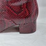 Kate Spade Womens Knee High Combat Boots Size 9.5 Snake Print Moto Gothic Photo 5