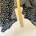 Slinky Brand  Black White Polka Dot Sheer Coverup 1X Rockabilly Vacation Beach Photo 5