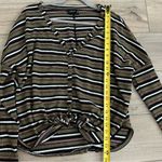 Urban Outfitters UO Out From Under Thermal Tie Up Stripe V Neck Long Sleeve Cardigan Green S Photo 6