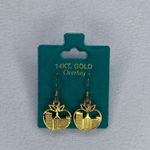 New York Apple 14K Gold Earrings Photo 0