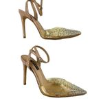 Nine West - Foreva Rhinestone Stiletto Pumps in Nude & Clear Photo 1