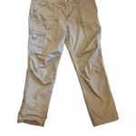 Eddie Bauer  Ripstop Cargo Pants Khaki Tan Size 18 Cotton Outdoor Hiking Utility Photo 3