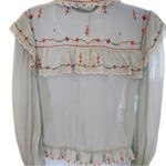 ZARA Limited Edition
Embroidered Vintage Floral
Cottage Prairie Romantic Top Photo 6