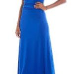 Vince Camuto  Royal Blue Maxi Dress Size 2X Long Summer Sleeveless Photo 0