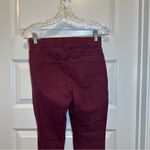Nine West  Jeans Maroon Pull On Skinny Jeans size 4 Photo 7