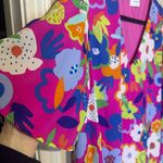 Adrienne  Maxi dress Bright Pink Floral Flower Power Easter Spring sz 1X Photo 4