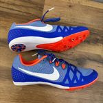 Nike  Zoom Rival M Track Running Shoes Chalk Blue Orange Women’s Photo 8