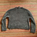 BLUSH & BLOOM GREY CHENILLE CROP SWEATER Gray Size undefined Photo 2