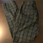 Hollister Green, Blue, and Black Plaid Pants Photo 4