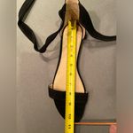 Ivanka Trump Suede Ballet Style Flats with ankle‎ wrap, Ivanka Trumph,Carthe, Black   Size 10 Photo 10