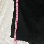 Anthropologie Ribbed Black Mockneck dress size Medium Photo 4