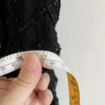 Scala Vintage  Black Silk Beaded Sequin Evening Party Formal Dress Sz PXL Photo 7