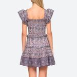 Sea New York Rosita Purple Smocked Mini Dress | L Size L Photo 1