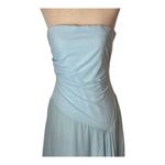 Bec & Bridge Dress Women 10 Dolphin Blue Elzette Strapless Asymmetric Midi NWT Photo 6