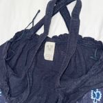 Free People Love Life Crossback Linen Blend Floral Bubble Tank Top size Medium Photo 3