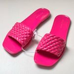 Old Navy Women’s Quilted Jelly Slide Sandals Polarized Pink NWT Sz 6 Photo 0