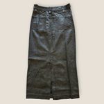 Free People NWT Astoria Vegan Maxi Skirt in Charcoal Photo 7
