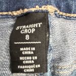 White House | Black Market Women's Size 8 Blue Straight Crop Jeans Photo 6
