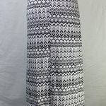 American Eagle  Tribal Print with Slit Black and White Maxi Skirt Size X … Photo 4