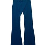 Joy Lab Blue Green Flare Split hem Yoga Pants Flare Leggings Size Small Womens Photo 2