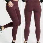 Athleta Women’s Contender Leggings Maroon Size 2X Yoga Pilate Workout Running Photo 1
