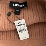 EXPRESS NEW super high-waisted cable knit faux wrap mini sweater skirt - large Photo 5