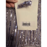 Mac Duggal NWT Sequined Butterfly Sleeve Flowy Gown in Lavender Size 14 Photo 5