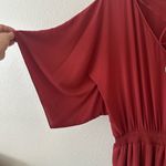 White House | Black Market  Burgundy jumpsuits Photo 5